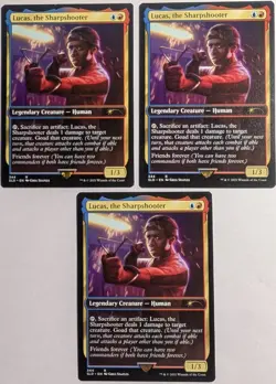Lucas, the Sharpshooter x1 Regular Finish Secret Lair Stranger Things MTG LP/NM - Image 4