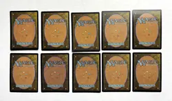 111 MTG MAGIC THE GATHERING 10 CARD MIXED ALL FOIL RARE GOLD UNCOMMON SILVER ♨ - Image 2