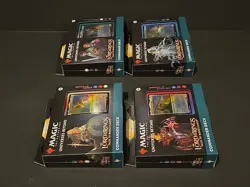 MTG Lord of the Rings: Tales of Middle Earth Commander Deck Set of 4 - Image 4