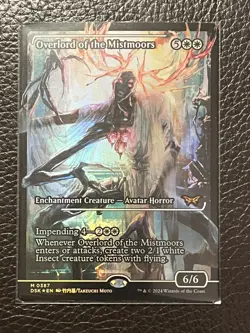 Mtg Duskmourn DSK- Overlord Of The Mistmoors -Showcase Foil-NM - Image 1