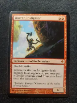 Warren Instigator Zendikar NM Magic The Gathering MTG Tcg - Image 1