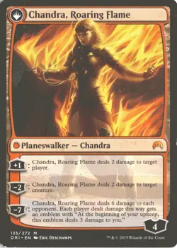 MTG Chandra, Fire of Kaladesh (135) *Non-Foil* Base Magic Origins Light Play - Image 2