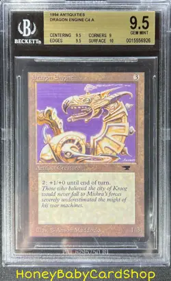 MTG Antiquities 1994 Dragon Engine BGS 9.5 GEM MINT Old School 93/94 - Image 1