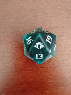 MTG Magic The Gathering Oversized Spindown Dice Modern Horizons 3 D20 Die - Image 1