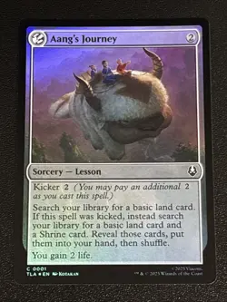 MTG Avatar: The Last Airbender Aang's Journey Foil 0001 NM - Image 1