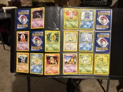 Pokemon 4th Print 1999-2000 Semi Complete Non Holo Base Set 20/102-102/102 LP/NM - Image 3