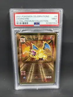 2021 POKEMON CELEBRATIONS ULTRA-PREMIUM COLLECTION #4 CHARIZARD PSA 9 - Image 1