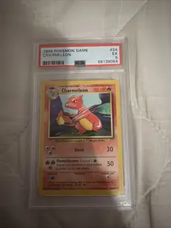 1999 Pokemon Base Set Charmeleon PSA 5 - Image 1