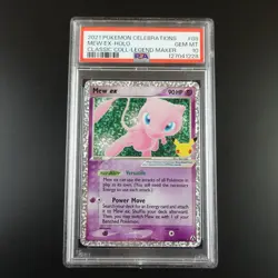 PSA 10 Mew ex 88 Pokemon Celebrations Classic Collection Holo Graded Card - Image 1
