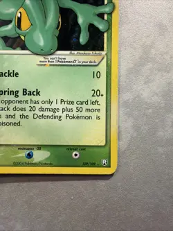 Pokemon TCG 2004 Treecko Gold Star Team Rocket Returns - Image 4