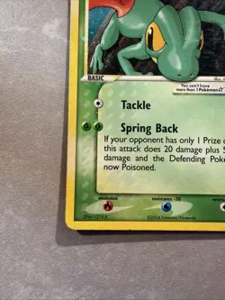 Pokemon TCG 2004 Treecko Gold Star Team Rocket Returns - Image 5