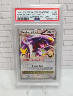 Pokemon Garchomp C LV.X 145/147 Celebrations: Classic Collection Holo - Image 1