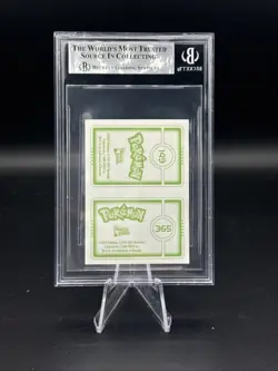 2005 Pokemon Merlin Stickers Dragonite & Walrein BGS 9 - Image 2