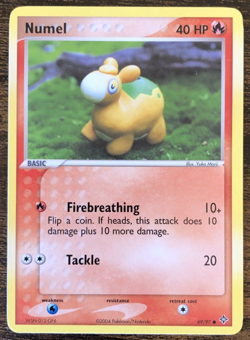 Pokemon TCG Numel EX Dragon 69/97 Yuka Morii Clay Art - Image 3