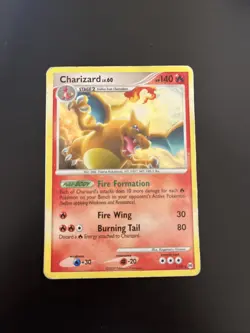 Pokemon TCG - Charizard 1/99 Holo Rare - Platinum Arceus - HP/DMG - Image 1