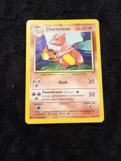 Charmeleon 24/102 Pokemon TCG Base Set Shadowless Uncommon - Image 1