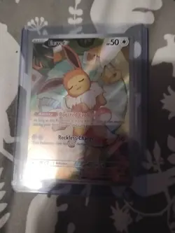 🌙 Pokemon TCG Promo Eevee SVP EN 173 Holo - Sleeping Illustration - NM! - Image 2