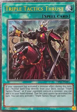 Triple Tactics Thrust (UTR) - Unlimited - OP22-EN003 - OTS Tournament Pack 22... - Image 1