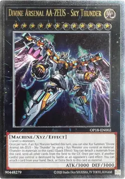 Divine Arsenal AA-ZEUS - Sky Thunder (UTR) - Unlimited - OP18-EN002 - OTS Tou... - Image 1