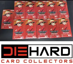 One Piece TCG - Lot of 11 - Carrying on His Will Sleeved Booster OP-13 English - Image 1