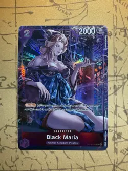 One Piece Bandai Card Games Fest 23-24 Black Maria ST04-011 Promotional NM - Image 1