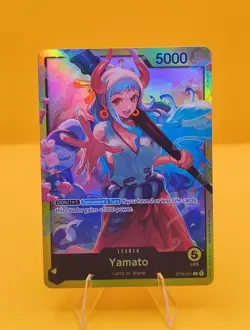 1x Yamato - ST09-001 - Leader - Foil - NM - English - One Piece TCG - Bandai - Image 2
