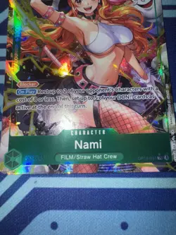 Nami OP14-031 Alternate Art Azure Sea’s Seven One Piece English NM PACK FRESH - Image 3