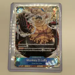 One Piece TCG Monkey.D.Luffy OP11-058 Carrying On His Will OP13 Treasure Rare TR - Image 1