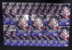 One Piece OP14 Sleeved Booster Pack Sealed Lot Of (23) Azure Sea's Seven - Image 1