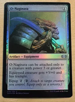 MTG O-Naginata Foil Card, Double Masters - Image 1