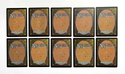 126 MTG MAGIC THE GATHERING 10 CARD MIXED LOT RARE GOLD UNCOMMON SILVER ♨ - Image 2