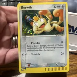 Meowth 013 Black Star Promo E-Reader 2003 Vintage Pokemon Card RARE - Image 4