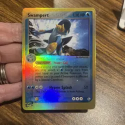 Pokemon Swampert Ruby and Sapphire Card 13/109 Reverse Holo Rare LP Card - Image 3