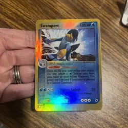 Pokemon Swampert Ruby and Sapphire Card 13/109 Reverse Holo Rare LP Card - Image 4