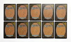 124 MTG MAGIC THE GATHERING 10 CARD MIXED LOT RARE GOLD UNCOMMON SILVER ♨ - Image 2