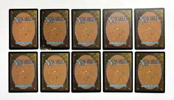 123 MTG MAGIC THE GATHERING 10 CARD MIXED LOT RARE GOLD UNCOMMON SILVER ♨ - Image 2