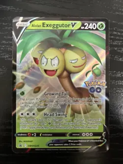 Alolan Exeggutor V SWSH225 SWSH: Sword & Shield Promo Cards Holo - Image 1