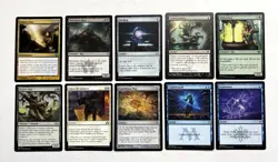 122 MTG MAGIC THE GATHERING 10 CARD MIXED LOT RARE GOLD UNCOMMON SILVER ♨ - Image 1