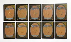 122 MTG MAGIC THE GATHERING 10 CARD MIXED LOT RARE GOLD UNCOMMON SILVER ♨ - Image 2
