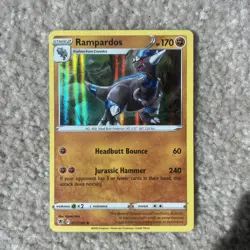 Rampardos Pokemon TCG Holo Card 077/189 Astral Radiance NM - Image 1