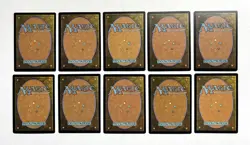 121 MTG MAGIC THE GATHERING 10 CARD MIXED LOT RARE GOLD UNCOMMON SILVER ♨ - Image 2
