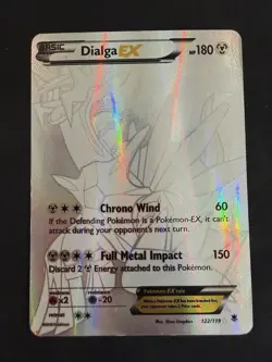 Dialga EX 122/119 Secret Rare XY-Phantom Forces Holo Card HP/DMG - Image 1