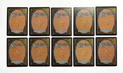 119 MTG MAGIC THE GATHERING 10 CARD MIXED LOT RARE GOLD UNCOMMON SILVER ♨ - Image 2
