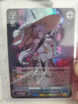 Weiss Schwarz Nikke Scarlet Flash PSA 10 S117-093SP Signature Card - Image 1