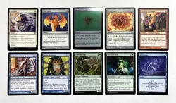 117 MTG MAGIC THE GATHERING 10 CARD MIXED LOT RARE GOLD UNCOMMON SILVER ♨ - Image 1