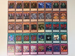 YUGIOH Gate Guardian Deck Complete 40 Cards Thunder Wind Water Labyrinth NM - Image 3