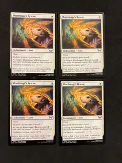 x4 Shardmage's Rescue 4x [Duskmourn] Magic MTG Cards NM/LP - Image 1