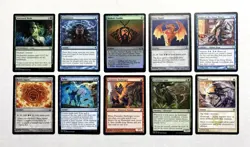 115 MTG MAGIC THE GATHERING 10 CARD MIXED LOT RARE GOLD UNCOMMON SILVER ♨ - Image 1