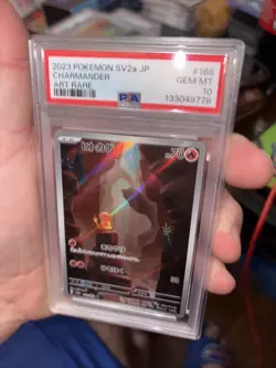 Charmander 168/165 Sv2a: Pokemon Card 151 Holo (Japanese) PSA 10 🔥 - Image 1