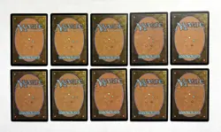 130 MTG MAGIC THE GATHERING 10 CARD MIXED LOT RARE GOLD UNCOMMON SILVER ♨ - Image 2